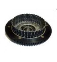 Clutch shell, with ring gear 102T, double row sprocket 36T, fits 1994-97 EVO model OEM 37707-94, 37906-90