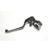 Chrome Clutch lever and perch, 1996-06, Touring, Softail, Dyna...